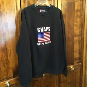Ralph Lauren Chaps sweatshirt, XL, dirt spot on lower right back,